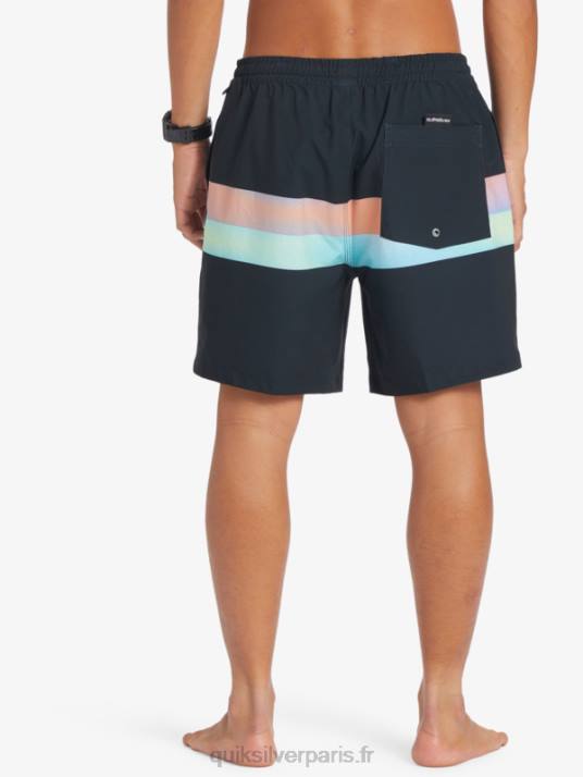 Hommes Quiksilver aérographe surfsilk 17 volées D6PT654 noir