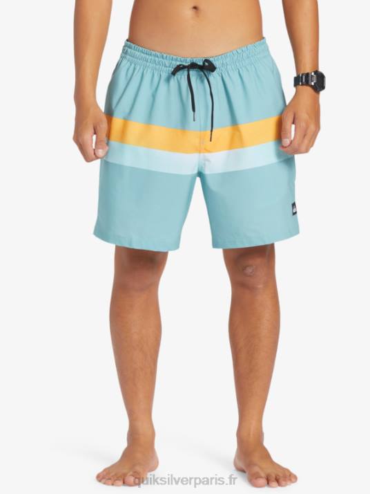 Hommes Quiksilver aérographe surfsilk 17 volées D6PT655 camée bleu