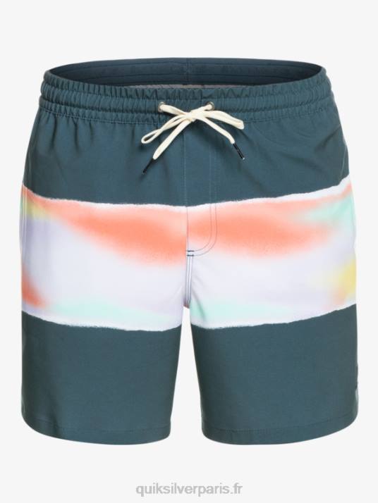 Hommes Quiksilver aérographe surfsilk 17 volées D6PT657 La marine de minuit