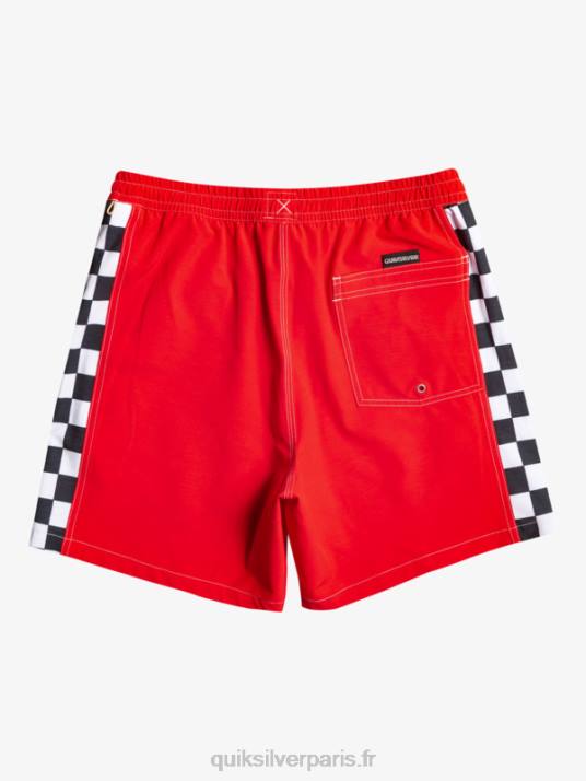 Hommes Quiksilver arc original 17 volées D6PT530 rouge à haut risque