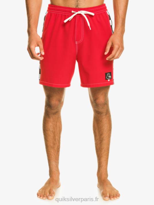 Hommes Quiksilver arc original 17 volées D6PT530 rouge à haut risque