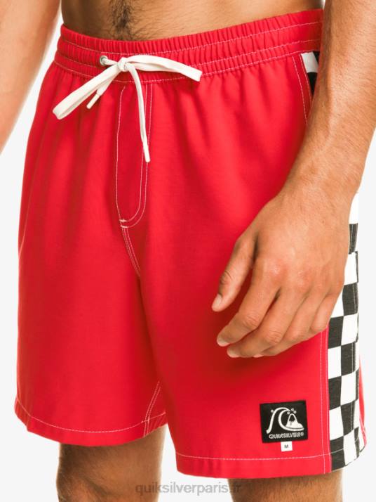 Hommes Quiksilver arc original 17 volées D6PT530 rouge à haut risque