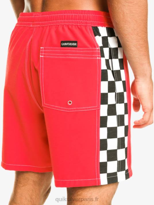 Hommes Quiksilver arc original 17 volées D6PT530 rouge à haut risque