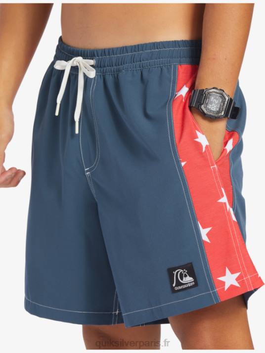 Hommes Quiksilver arc original 17 volées D6PT533 La marine de minuit