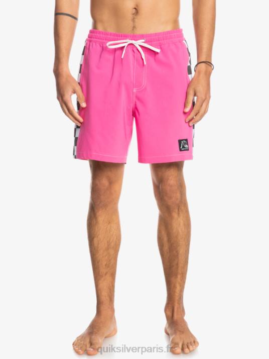 Hommes Quiksilver arc original chanvre 17 volées D6PT1673 rose choquant