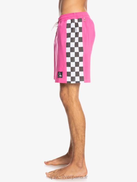 Hommes Quiksilver arc original chanvre 17 volées D6PT1673 rose choquant