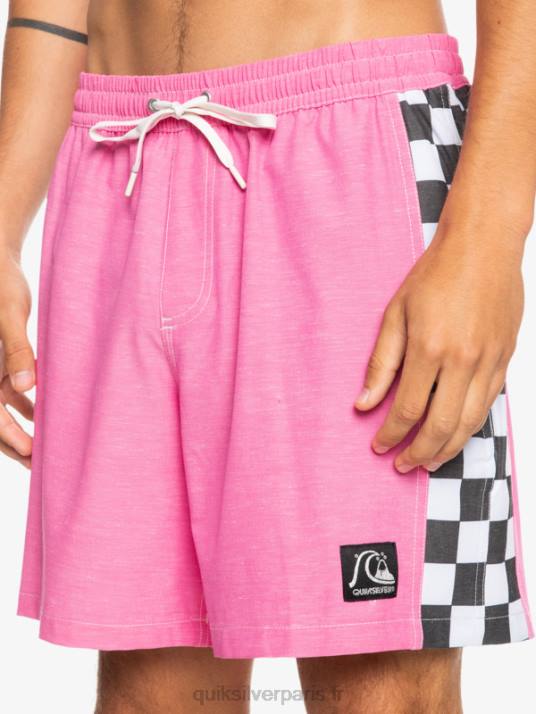 Hommes Quiksilver arc original chanvre 17 volées D6PT1673 rose choquant