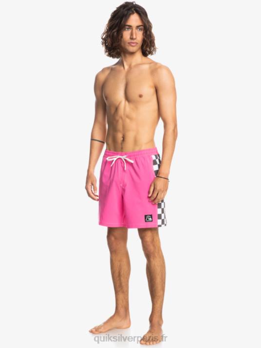 Hommes Quiksilver arc original chanvre 17 volées D6PT1673 rose choquant