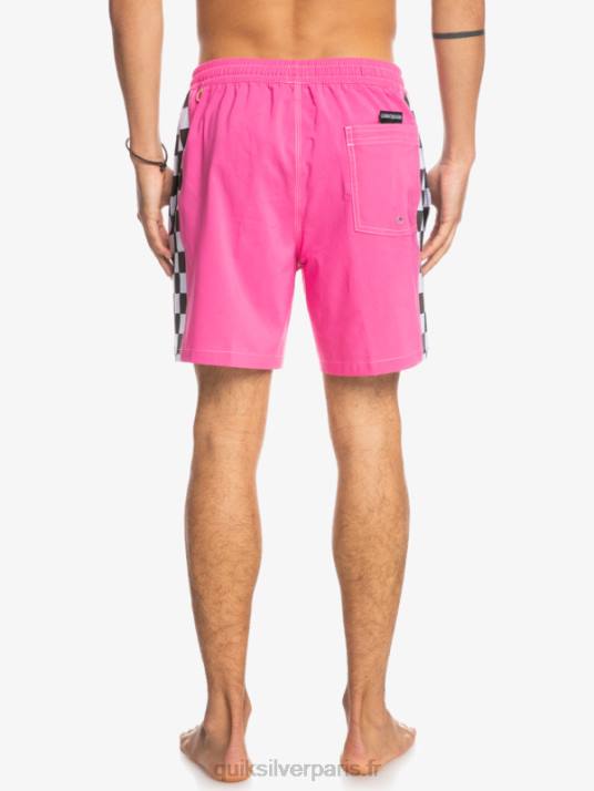 Hommes Quiksilver arc original chanvre 17 volées D6PT1673 rose choquant