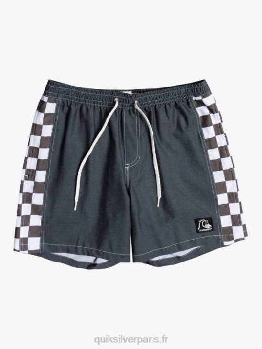 Hommes Quiksilver arc original chanvre 17 volées D6PT1674 noir