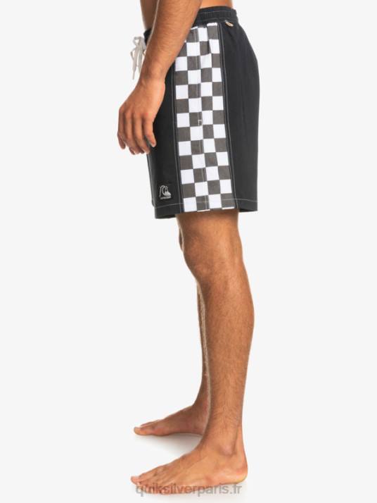 Hommes Quiksilver arc original chanvre 17 volées D6PT1674 noir