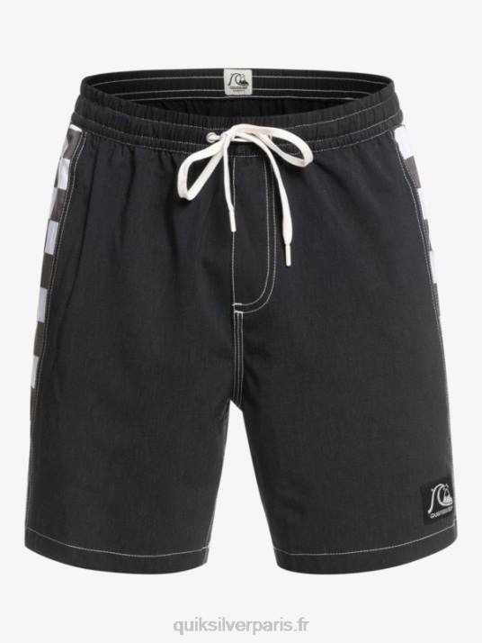 Hommes Quiksilver arc original chanvre 17 volées D6PT1674 noir