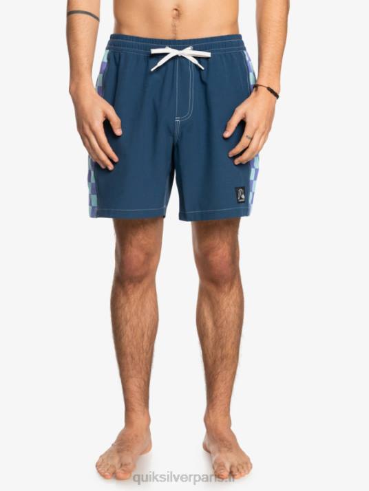 Hommes Quiksilver arc original chanvre 17 volées D6PT1676 insigne bleu