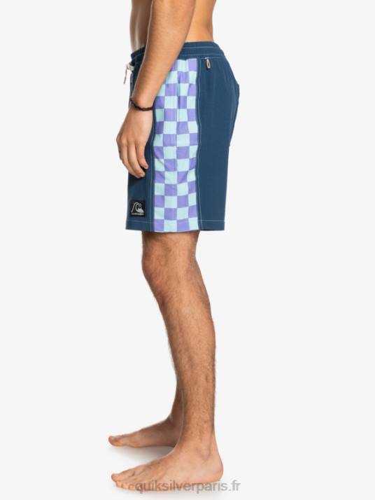 Hommes Quiksilver arc original chanvre 17 volées D6PT1676 insigne bleu