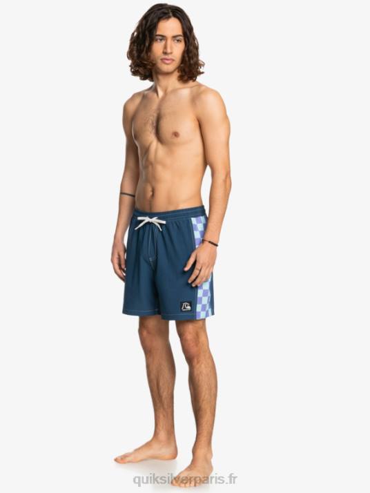 Hommes Quiksilver arc original chanvre 17 volées D6PT1676 insigne bleu