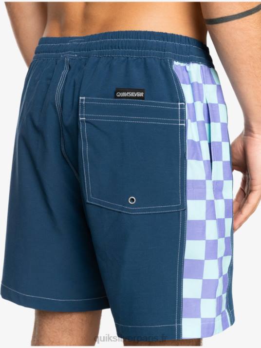 Hommes Quiksilver arc original chanvre 17 volées D6PT1676 insigne bleu