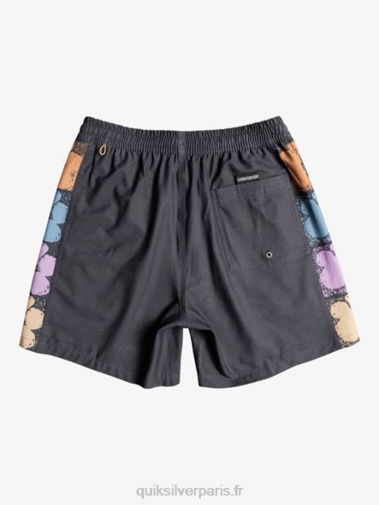 Hommes Quiksilver arc original chanvre 17 volées D6PT1677 noir