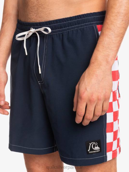 Hommes Quiksilver arc original chanvre 17 volées D6PT1678 blazer bleu marine