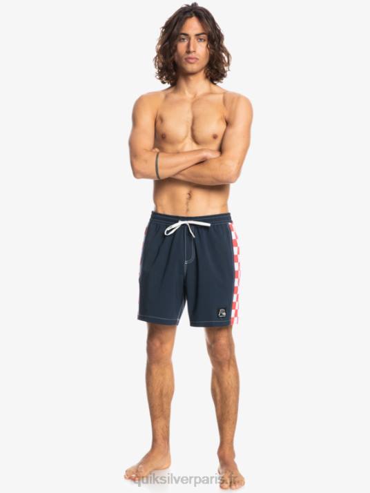 Hommes Quiksilver arc original chanvre 17 volées D6PT1678 blazer bleu marine
