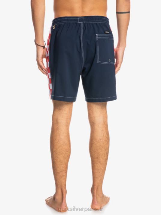 Hommes Quiksilver arc original chanvre 17 volées D6PT1678 blazer bleu marine