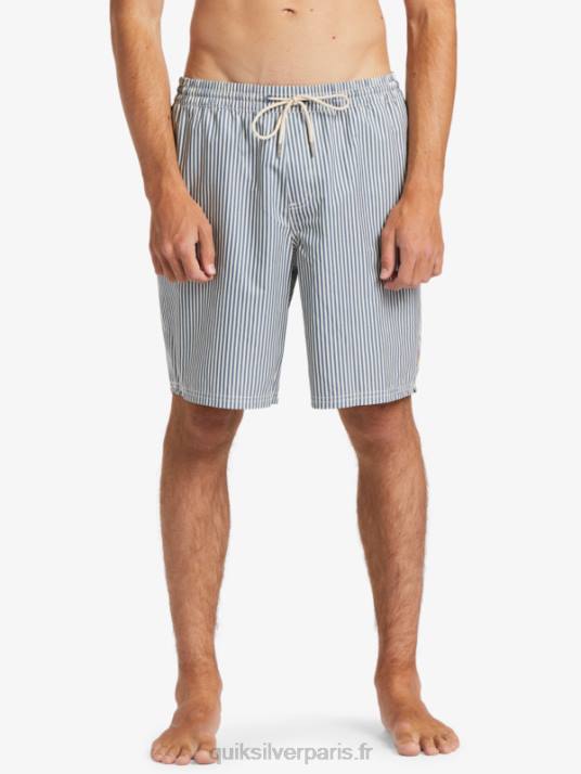 Hommes Quiksilver bande de pont waterman 19 volées D6PT1842 bande de pont bleu enseigne
