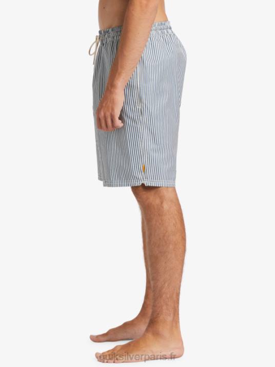 Hommes Quiksilver bande de pont waterman 19 volées D6PT1842 bande de pont bleu enseigne