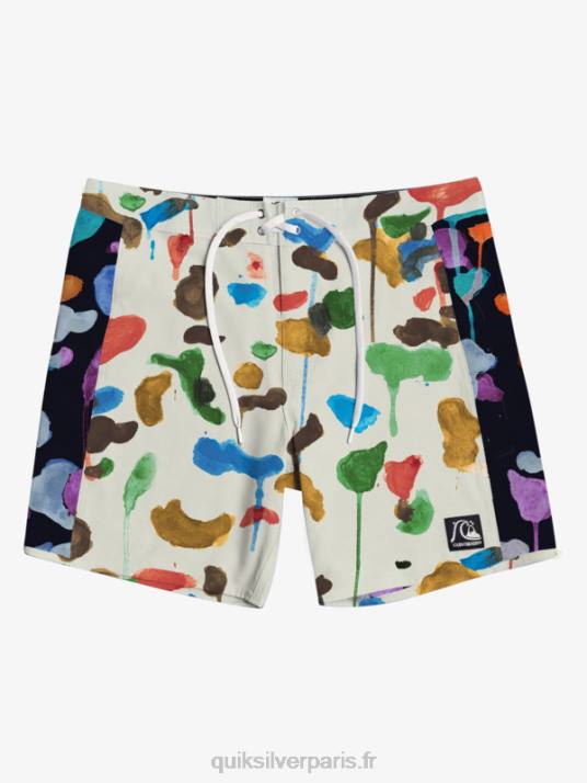 Hommes Quiksilver boardshort 18 en toile vierge arche originale hempstretch D6PT1822 natas kaupas - bouleau