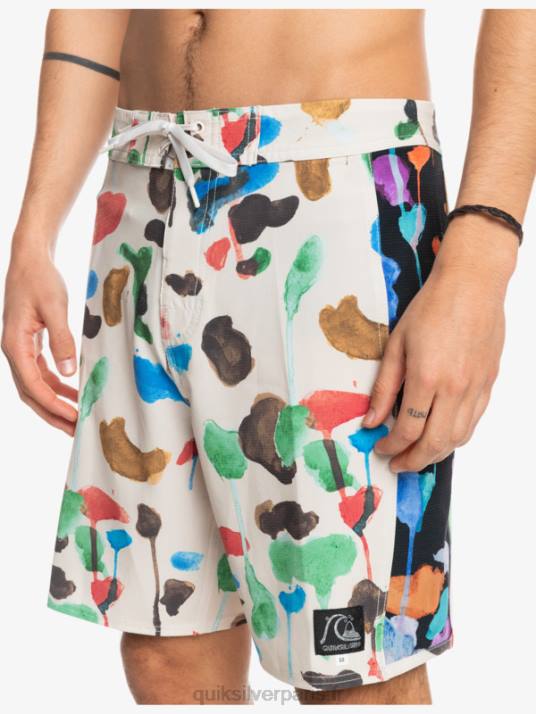 Hommes Quiksilver boardshort 18 en toile vierge arche originale hempstretch D6PT1822 natas kaupas - bouleau