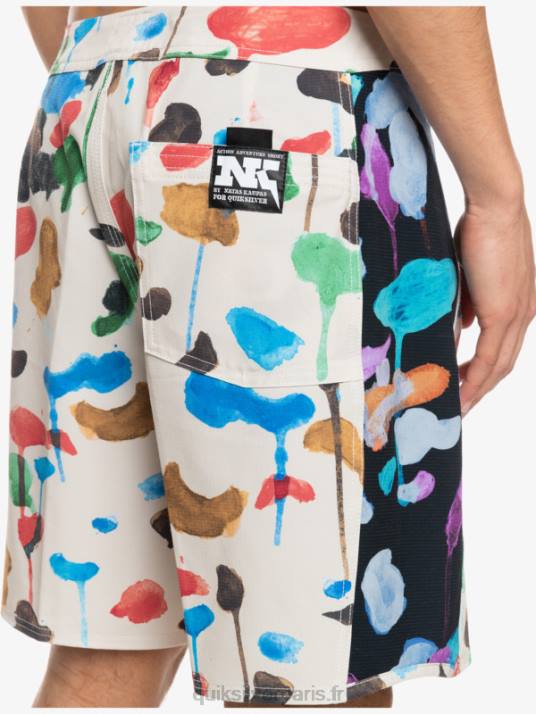 Hommes Quiksilver boardshort 18 en toile vierge arche originale hempstretch D6PT1822 natas kaupas - bouleau