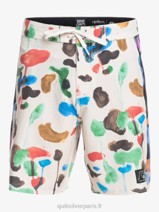 Hommes Quiksilver boardshort 18 en toile vierge arche originale hempstretch D6PT1822 natas kaupas - bouleau