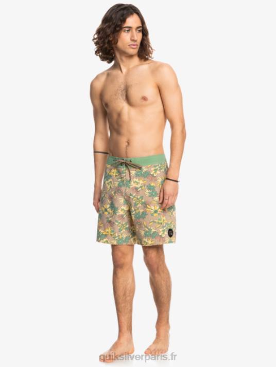 Hommes Quiksilver boardshort 18 surfsilk délavé D6PT1754 tige d\'or