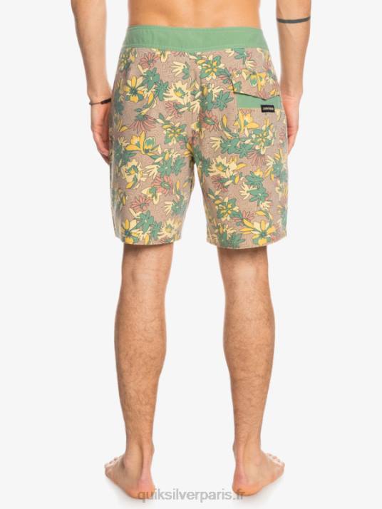 Hommes Quiksilver boardshort 18 surfsilk délavé D6PT1754 tige d\'or