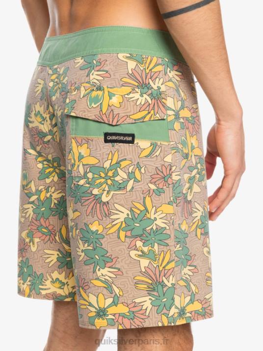 Hommes Quiksilver boardshort 18 surfsilk délavé D6PT1754 tige d\'or