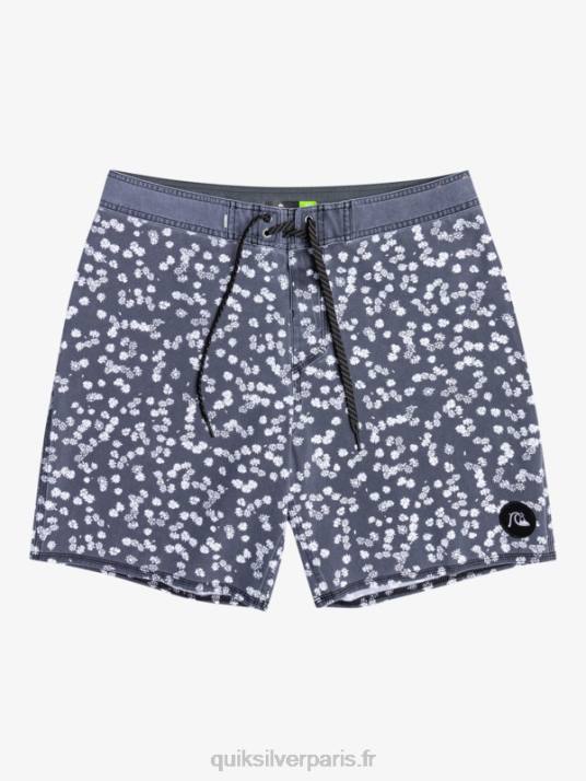 Hommes Quiksilver boardshort 18 surfsilk délavé D6PT1755 noir