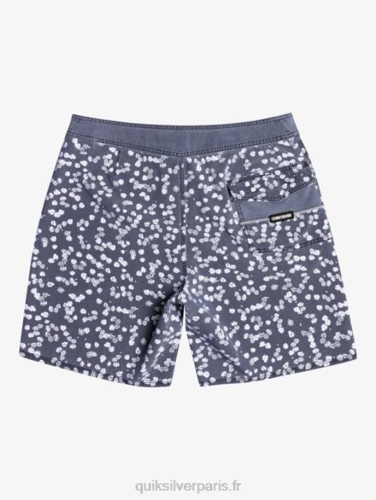 Hommes Quiksilver boardshort 18 surfsilk délavé D6PT1755 noir
