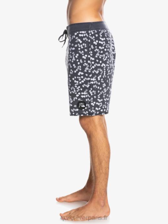 Hommes Quiksilver boardshort 18 surfsilk délavé D6PT1755 noir