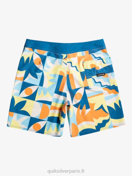 Hommes Quiksilver boardshort 18 surfsilk délavé D6PT1759 port de mer