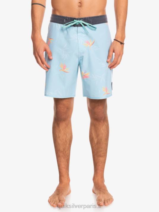 Hommes Quiksilver boardshort 18 surfsilk délavé D6PT1760 ange bleu