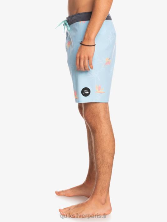 Hommes Quiksilver boardshort 18 surfsilk délavé D6PT1760 ange bleu