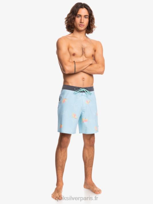 Hommes Quiksilver boardshort 18 surfsilk délavé D6PT1760 ange bleu