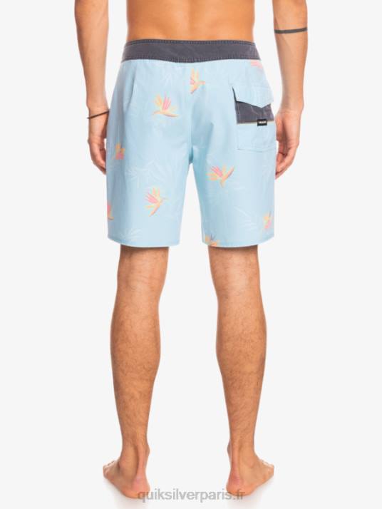 Hommes Quiksilver boardshort 18 surfsilk délavé D6PT1760 ange bleu