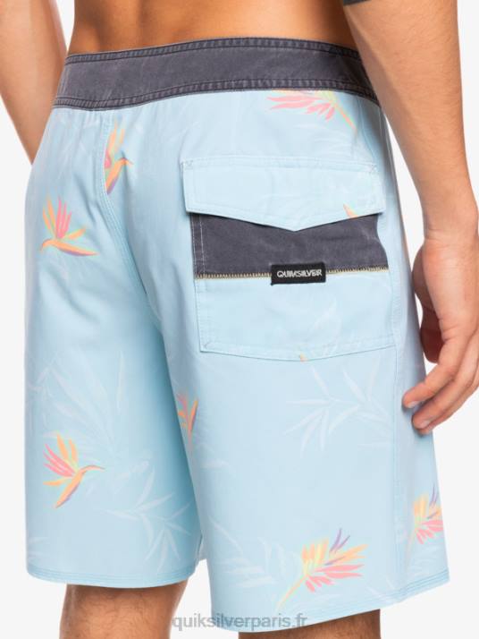 Hommes Quiksilver boardshort 18 surfsilk délavé D6PT1760 ange bleu