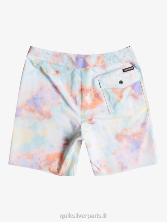 Hommes Quiksilver boardshort 18 surfsilk passepoilé D6PT1749 blanc