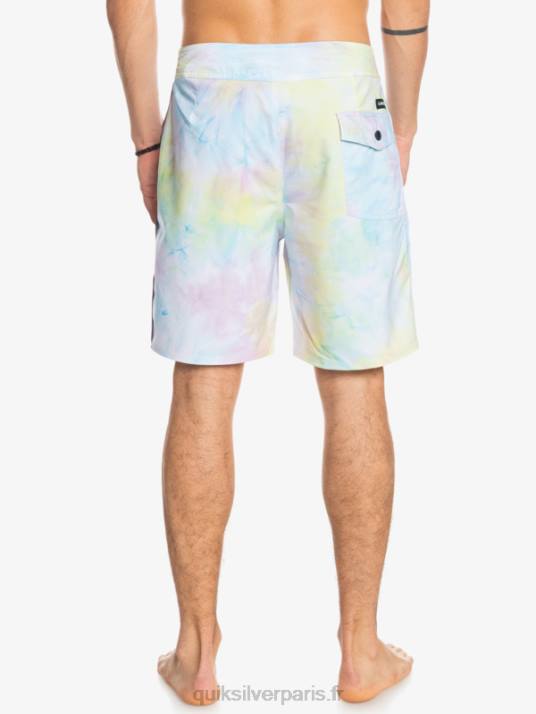 Hommes Quiksilver boardshort 18 surfsilk passepoilé D6PT1749 blanc