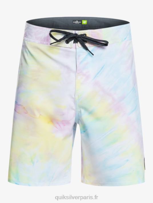 Hommes Quiksilver boardshort 18 surfsilk passepoilé D6PT1749 blanc