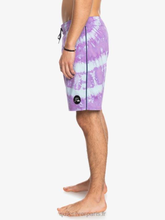 Hommes Quiksilver boardshort 18 surfsilk passepoilé D6PT1750 orchidée poussiéreuse