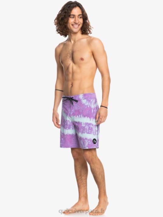 Hommes Quiksilver boardshort 18 surfsilk passepoilé D6PT1750 orchidée poussiéreuse
