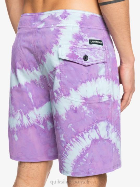 Hommes Quiksilver boardshort 18 surfsilk passepoilé D6PT1750 orchidée poussiéreuse
