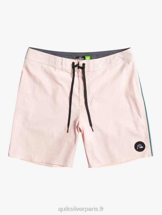 Hommes Quiksilver boardshort 18 surfsilk passepoilé D6PT1751 rose voilé
