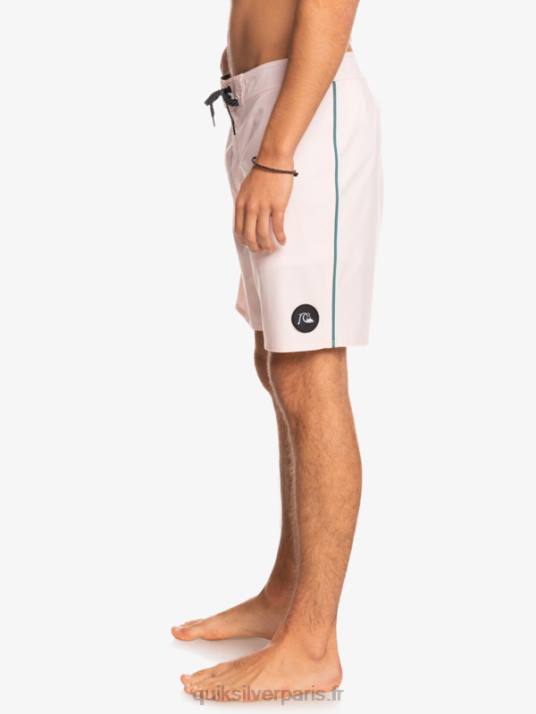Hommes Quiksilver boardshort 18 surfsilk passepoilé D6PT1751 rose voilé